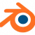  3D Modelling (Blender)  logo